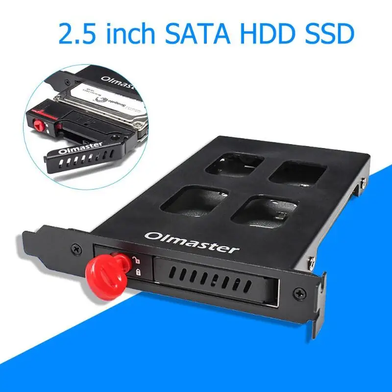 OImaster PCI слот жесткий диск мобильный стеллаж Внутренний 2,5 дюймов SATA HDD SSD корпус для 7,0/9,5 мм толщиной 2," SATA жесткий диск
