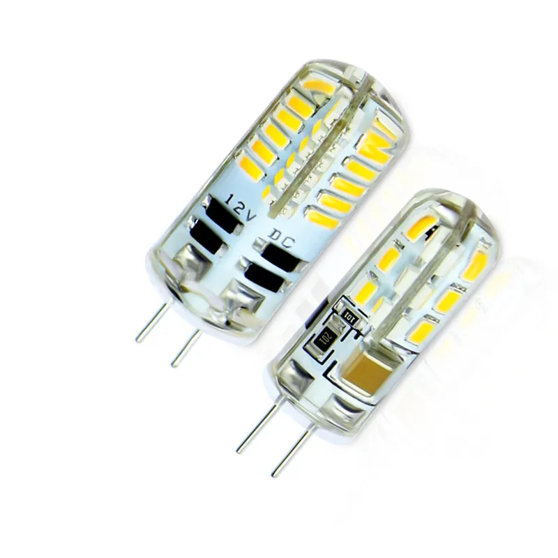 Бесплатная доставка 8 шт. G4 2 Вт 4 SMD 3014 24 48 светодиодная лампа люстра