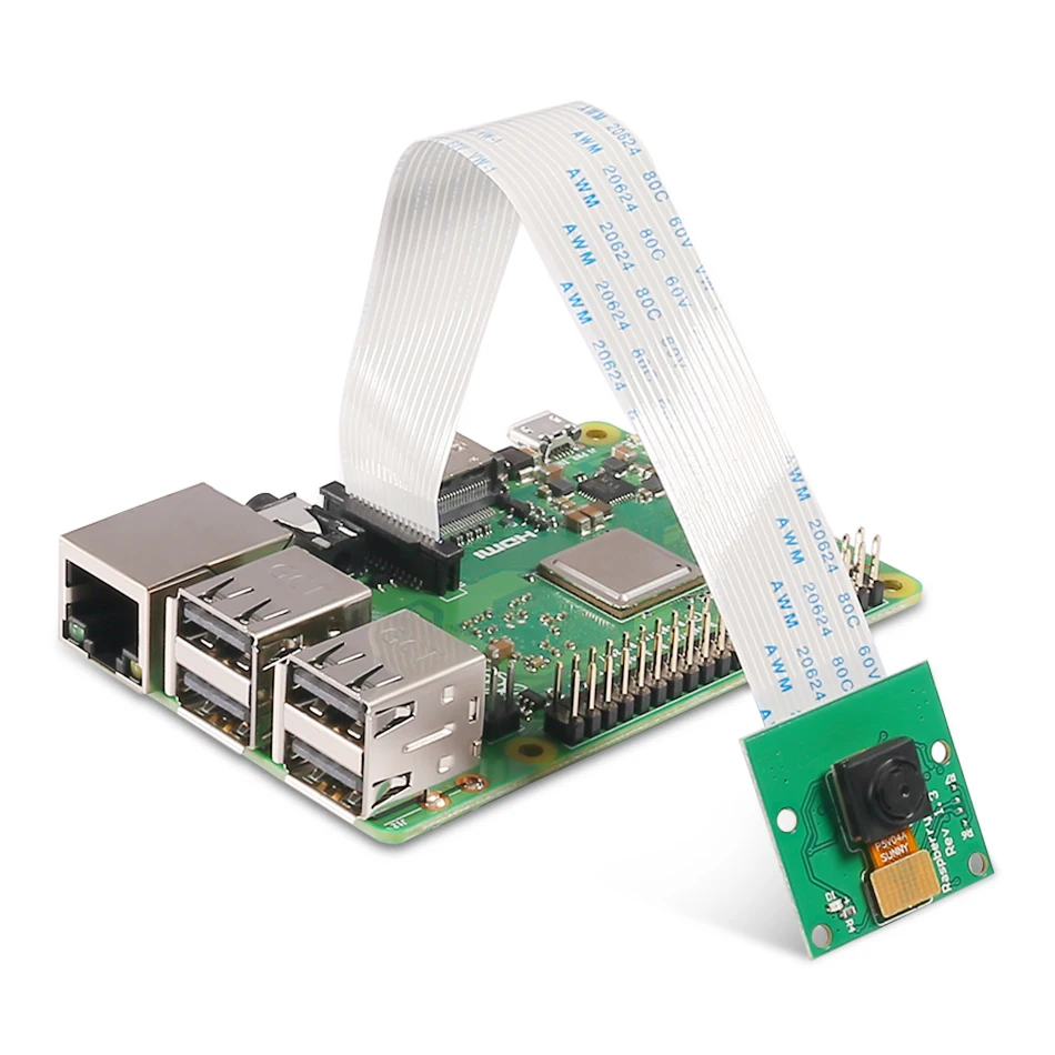 Камера raspberry pi с датчиком 5 м 1080p OV5647 видеомодуль для мини-камеры Pi Model A/B + Webcamra Raspberry