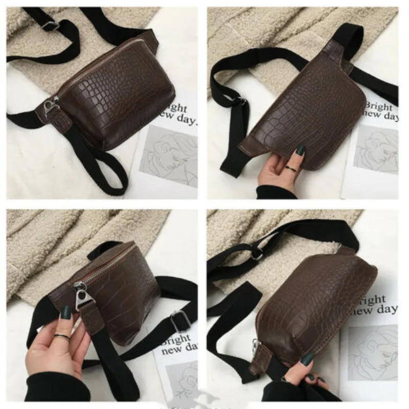 New Women Waist Bag Lovely Leather Ladies Crossbody Messenger Bag Fashion Style Shoulder Bags Handbags Fanny Bum Belt Bag
