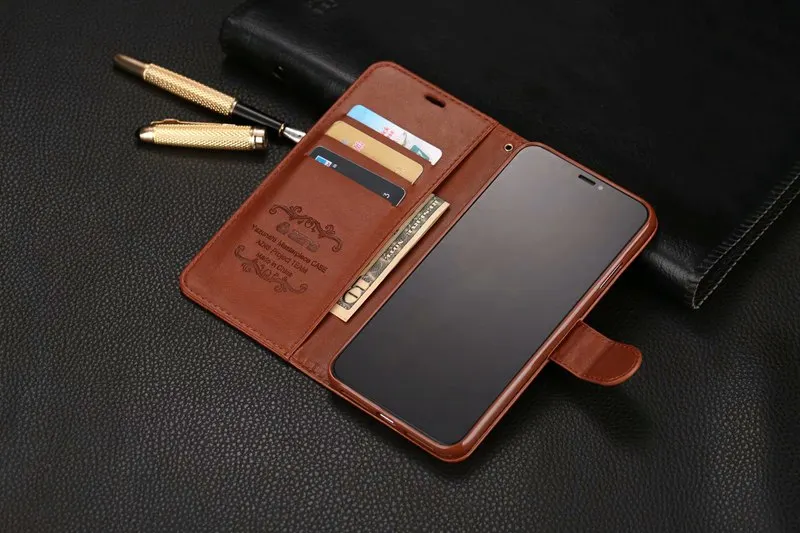 Роскошный кожаный флип-чехол для iphone 11 Pro x xr xs max 6 6s 7 p 8 plus 5 s e Funda Etui защитный чехол для телефона
