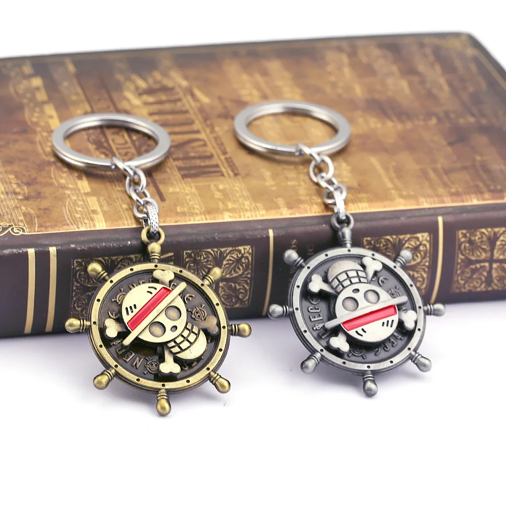 Цельное кольцо для ключей Luffy Hat одна штука тысяча солнечная игрушка пиратский
