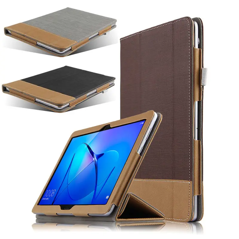 

Case For Huawei MediaPad T3 10 Protective Shell Smart Cover Leather Tablet AGS-L09 AGS-L03 W09 T310 PU Protector Sleeve Cases
