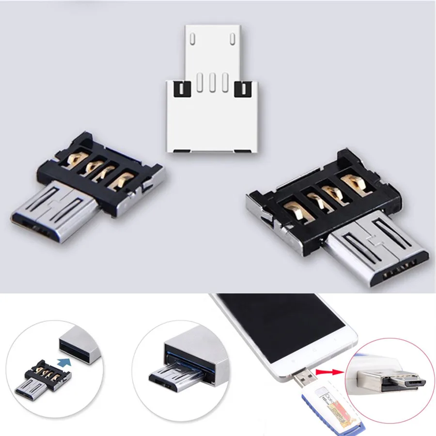 Мини USB 2 0 Micro OTG электронный зарядное устройство конвертер адаптер для