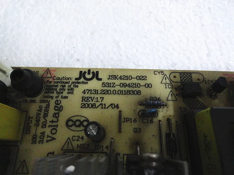Оригинальная плата питания LC32AS28 JSK4210-022 C 531Z-094210-0010 | Электроника