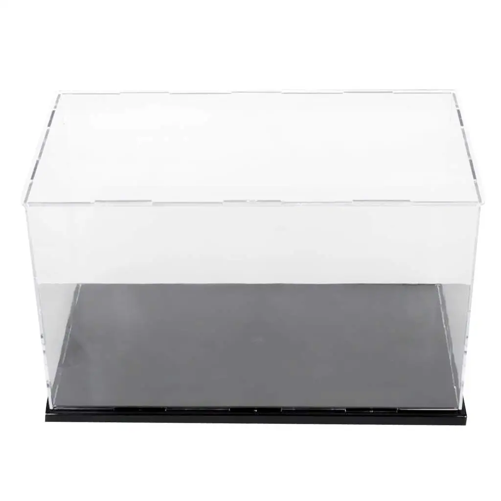 Прозрачный акриловый чехол-витрина 30x20x20 см пылезащитный чехол для
