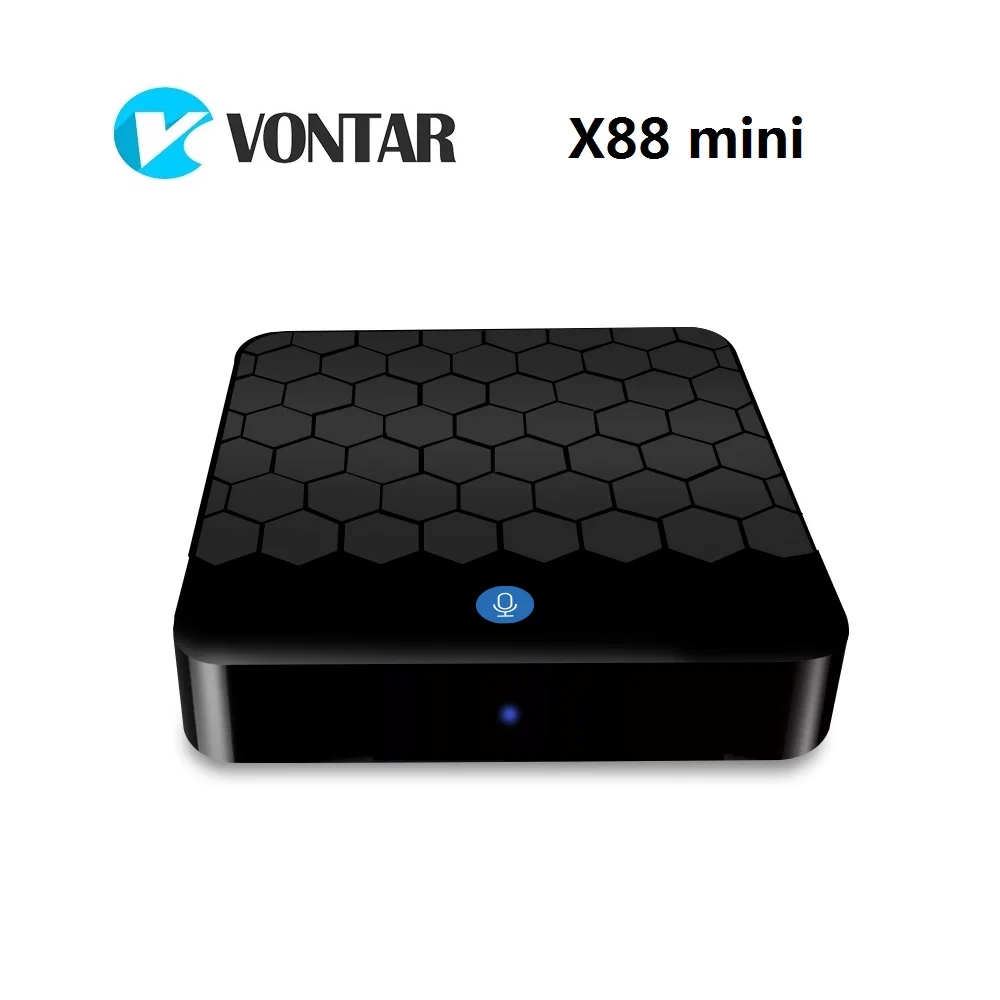 X88 мини Google Android ТВ Ящик Голосовой Управление X88mini Rockchip RK3328 2 ГБ 16 4 К 60fps 1080 P Play Store