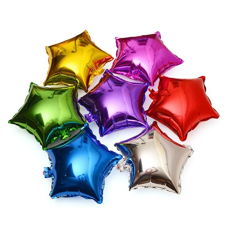 5 шт 10-дюймовый алюминиевый фольгированный гелиевый воздушный шар для свадебного