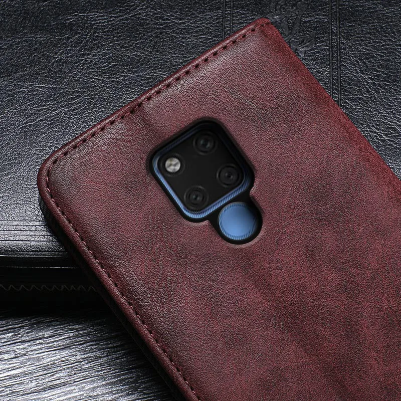 Чехол для Huawei Mate 20X 7 2 Дюйма роскошные сумки с отделениями карт винтажный кожаный