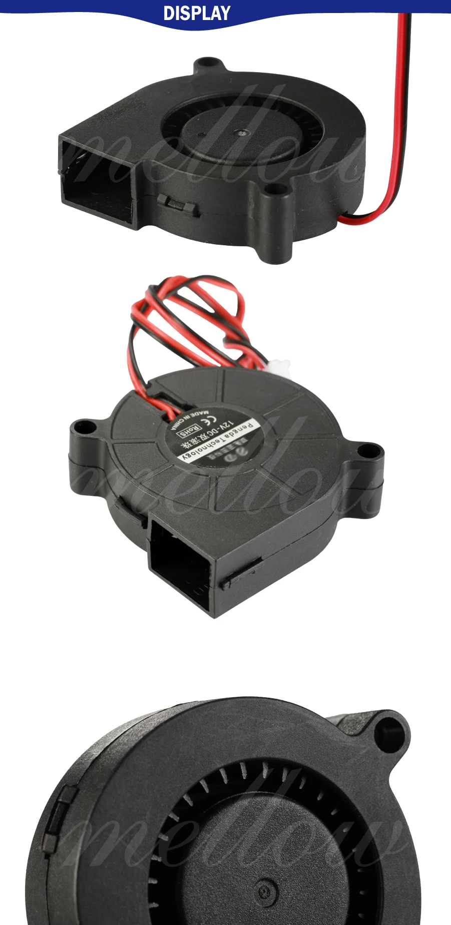 3D вентилятор для принтера вентилятор 5015 12V 0.28A/24V 0.1A двойной подшипник вентилятор центробежный DC охлаждающий турбо вентилятор 5015S для i3 CR-10/10 S/Ender3