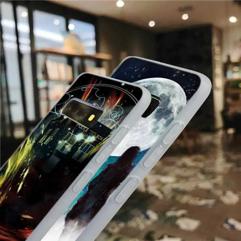 Мягкий чехол для Samsung Galaxy S21 S20 S11 S10 S9 S8 Plus S7 Edge S10e Ultra Tardis Box Doctor Who | Мобильные