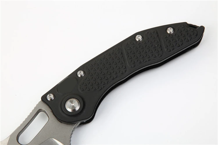 Складной нож Miker Stitch Flipper тактическая ручка из нейлона и стекловолокна D2 для
