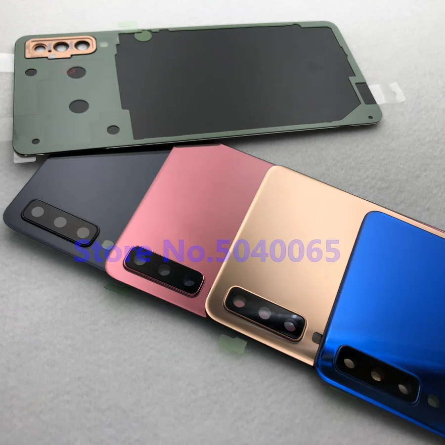 Для Samsung A7 2018 SM A750F полный корпус Передняя средняя рамка пластина задняя крышка