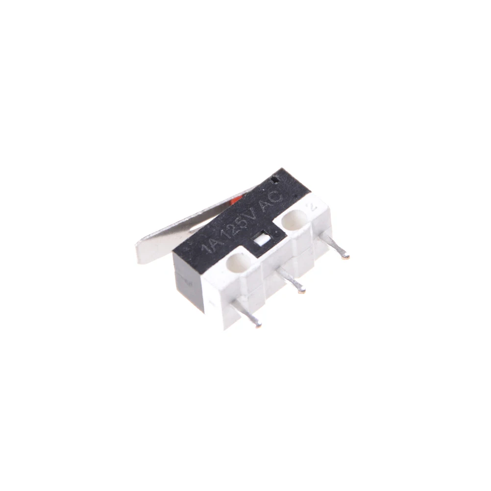 10 шт./лот Tact Micro Switch AC 125 В 1A SPDT мгновенный длинный Шарнирный Рычаг Mouse mini Tripod
