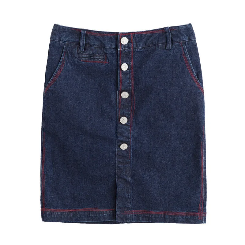 Женская Осенняя юбка INMAN НОВАЯ тонкая ковбойская облегающая на пуговицах|bust