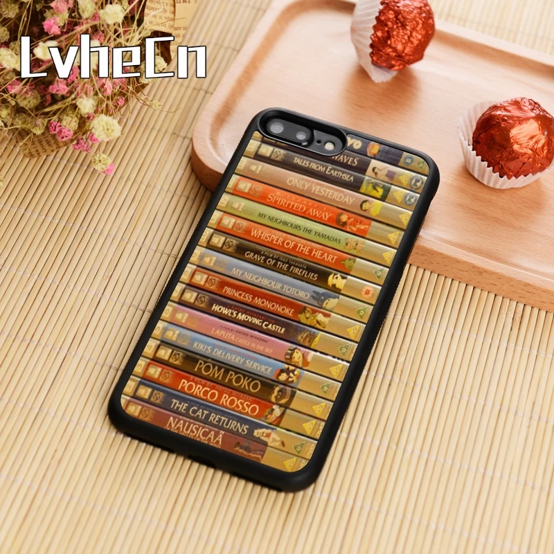 LvheCn книги Фэнтези ghibli Унесенные призраками чехол для телефона iPhone 11 Pro X XR XS MAX 5 6 6S 7