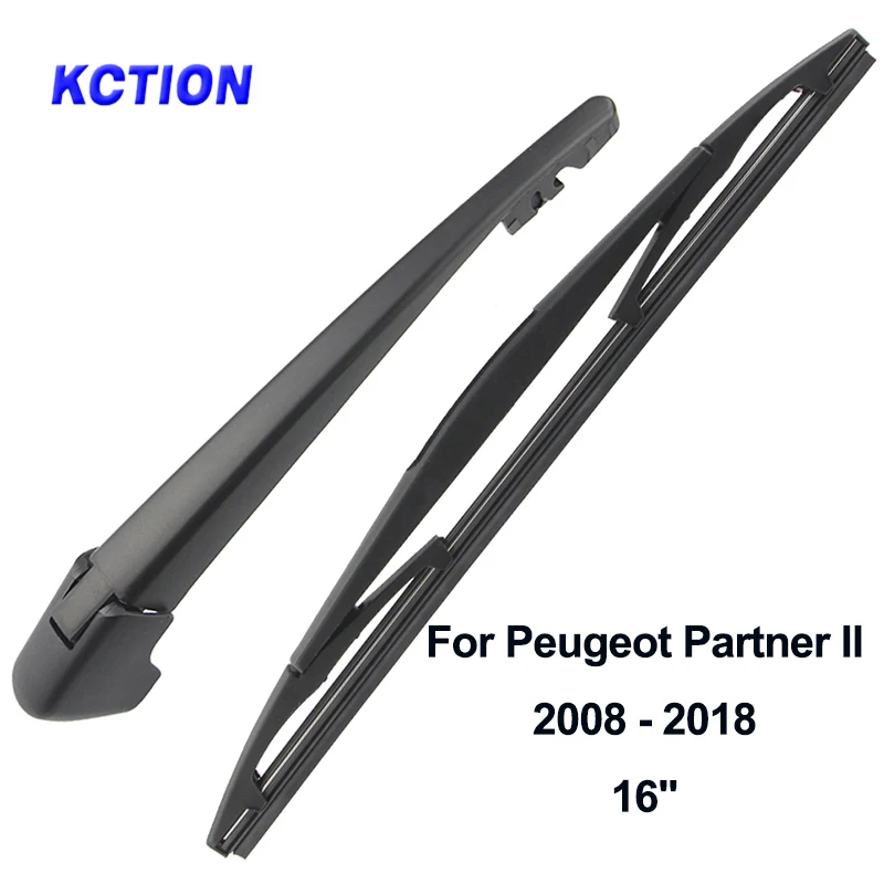 rear wper blade Гибридная щетка стеклоочистителя для peugeot Partner II, лобовое стекло, Задний рычаг стеклоочистителя из натурального каучука, автомобильные аксессуары 2008 - Цвет: rear wper blade
