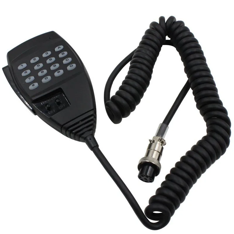 Ручной динамик с клавиатурой ручной микрофон PTT Mic для Alinco HF/Mobile|Адаптеры AC/DC| |