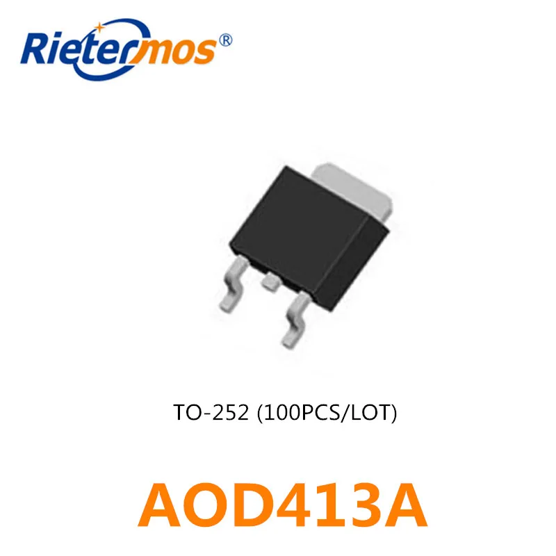 100 шт AOD413A AOD413 D413A TO 252 Сделано в Китае|smd| |
