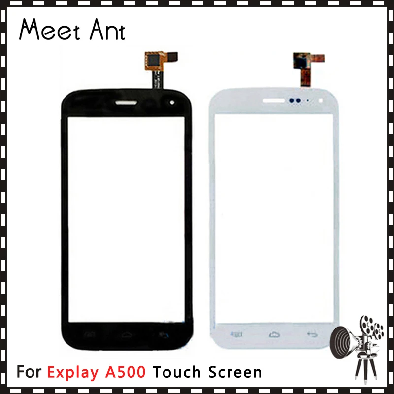 

10Pcs/lot High Quality 5.0" For Explay A500 Touch Screen Digitizer Sensor Outer Glass Lens Panel