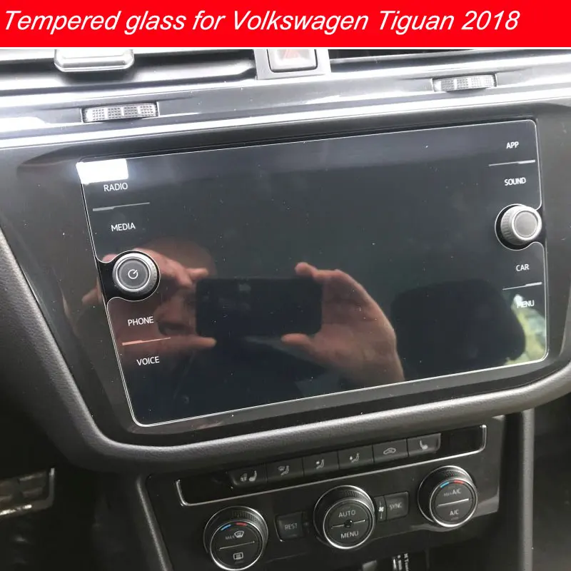 Закаленное стекло защитная пленка наклейка GPS мультимедиа LCD защита для VW Volkswagen