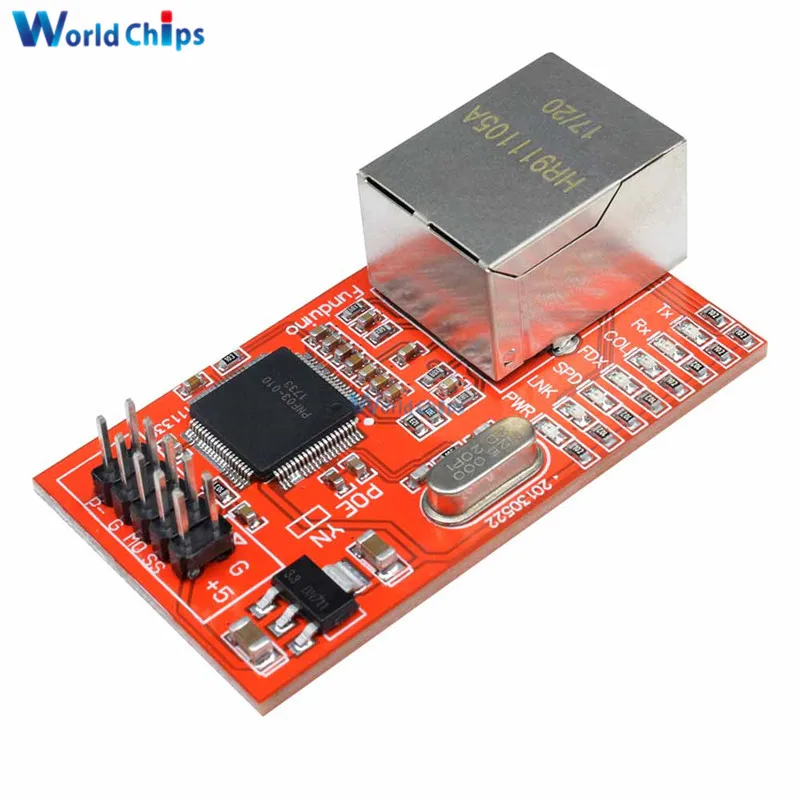 Сетевая плата Mini W5100 LAN Ethernet Shield модуль для Arduino R3 3 В совместима с Mega 2560 |