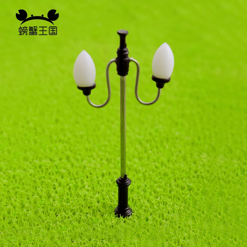 10pcs 1:100 Copper Model Railway Train Lamp Post Street Lights HO Scale Lighting | Игрушки и хобби