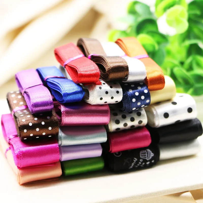 10 ярд Случайная Доставка лента в горошек для ручной работы сделай сам аксессуары