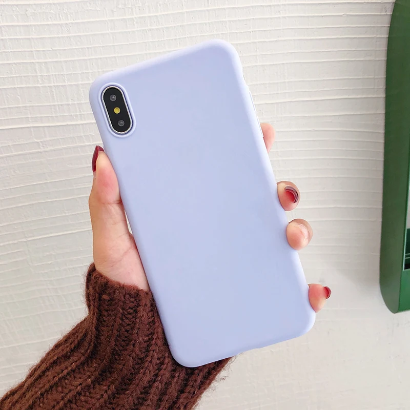 Мягкий матовый чехол из ТПУ ярких цветов для Samsung Galaxy J2 Pro J4 Core J5 Pro J6 Prime J7 J8 Plus, чехлы для телефонов - Цвет: Purple TPU