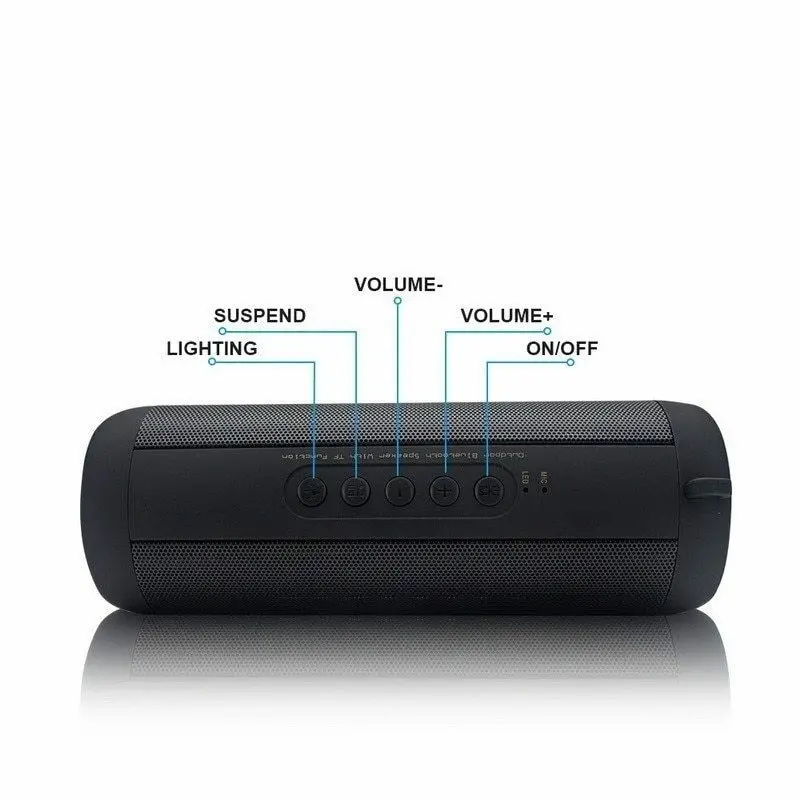 Беспроводная bluetooth колонка T2 с поддержкой TF карты USB FM Aux музыкальный