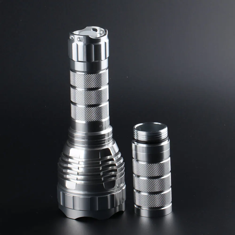Серебряный светодиодный фонарик Convoy L2 CREE XPL HI|Фонарики и осветительные приборы| |