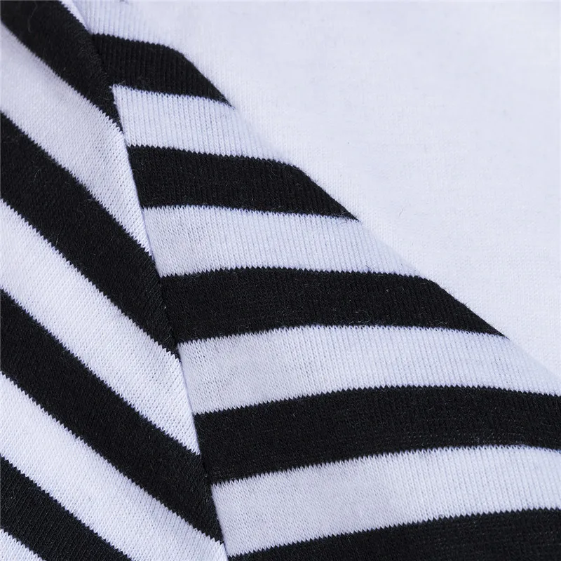 Autumn New Style 2017 Stylish Women's Loose Long Sleeve Deep V-neck Striped Blouse Tops Ladies Casual Pullovers Shirt Top |