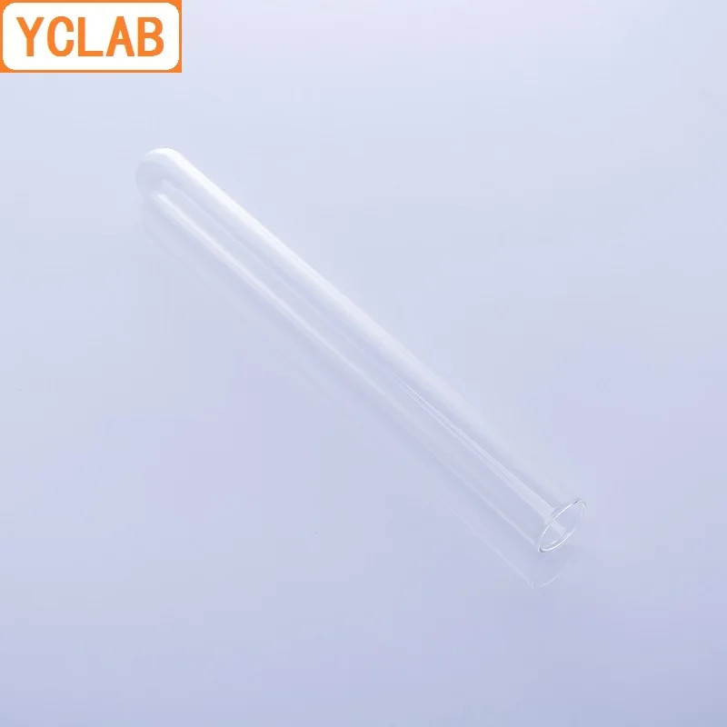 Стеклянная тестовая трубка YCLAB 35*200 мм плоское отверстие боросилированное стекло