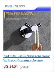 BAOLINLONG Латунь chrome крючок для халата ванная комната завесы полотенца стойки Одежда Крюк сумка сумки Мужская тотализаторов кошелек рюкзак