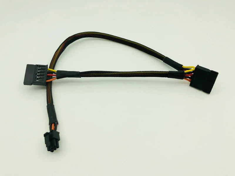 Новый 6 контактный разветвитель 15 кабель питания SATA для DELL Vostro 3650 3653 3655