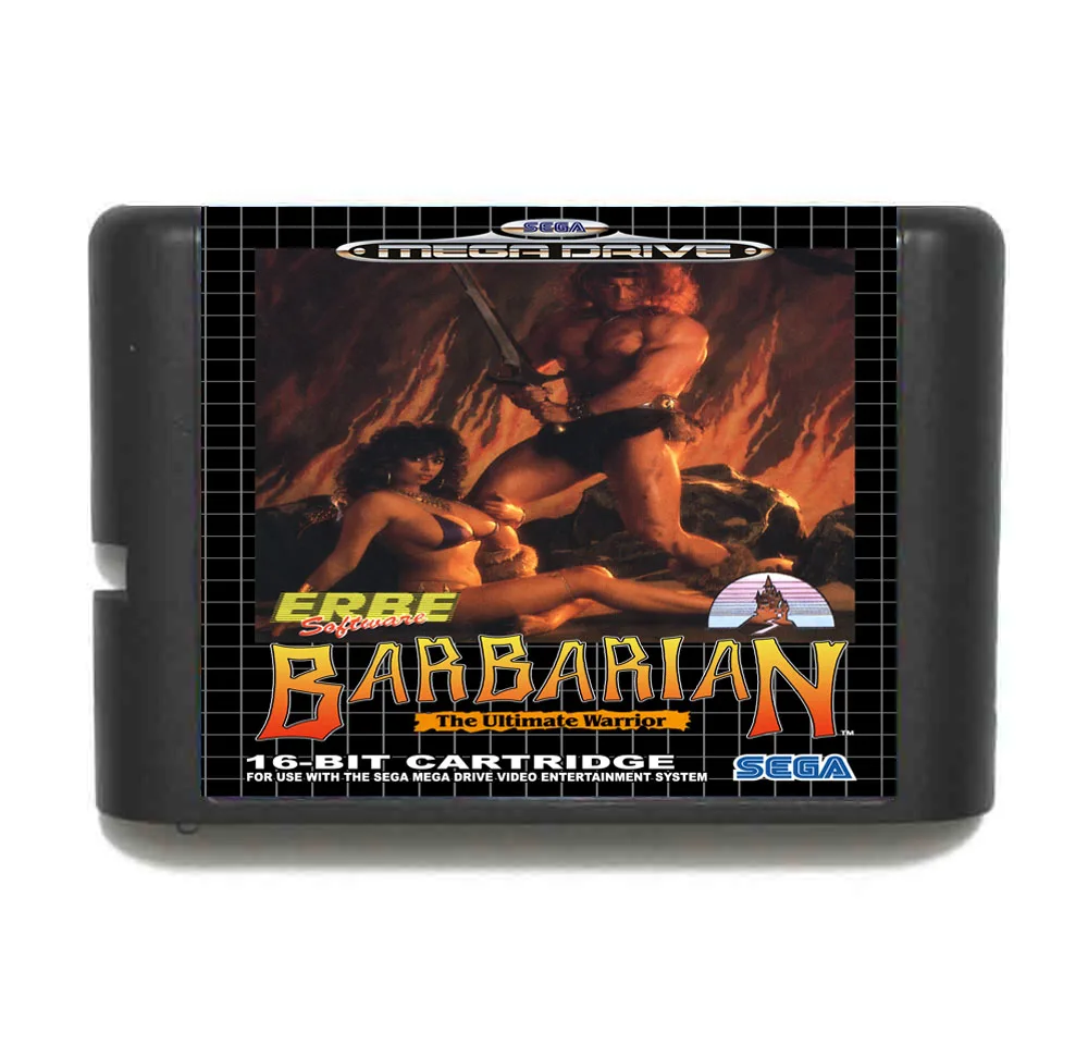 Варварская 16 битная игровая карта для sega MegaDrive& Genesis system
