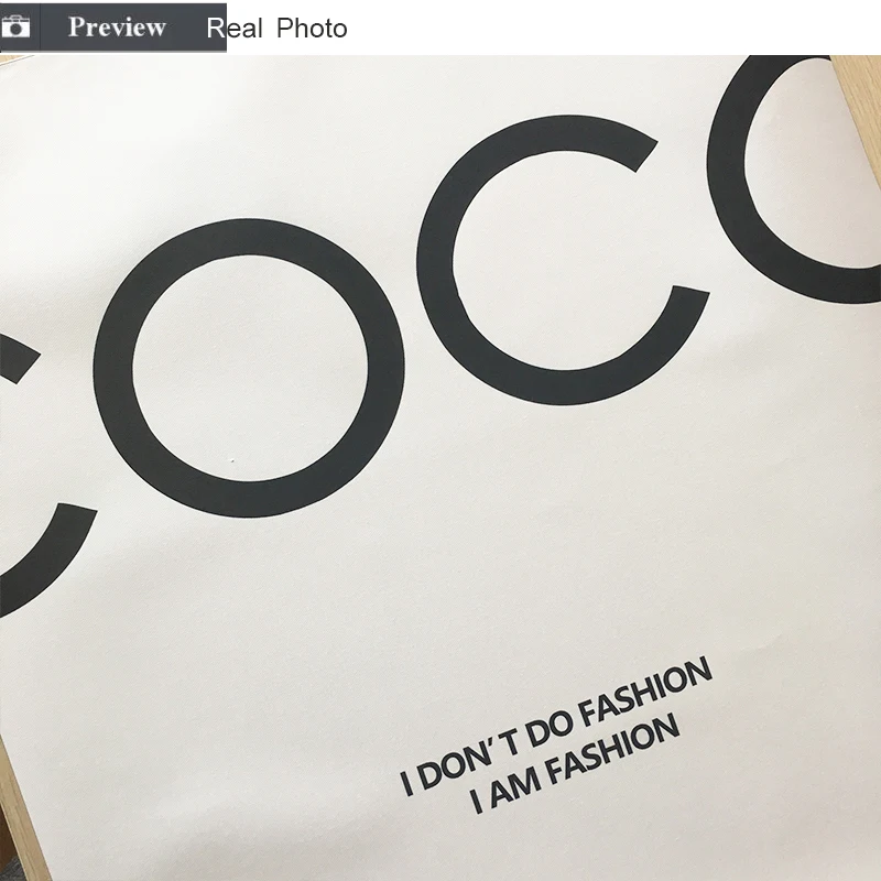 Современный настенный плакат Vogue COCO с изображением черных губ и сексуальной