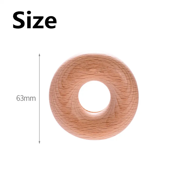 

Creative Donut Shape Sealing Clip Portable Solid Wood Snack Fresh Bag Sealer Multifunction Reusable Magnet Refrigerator Sticker