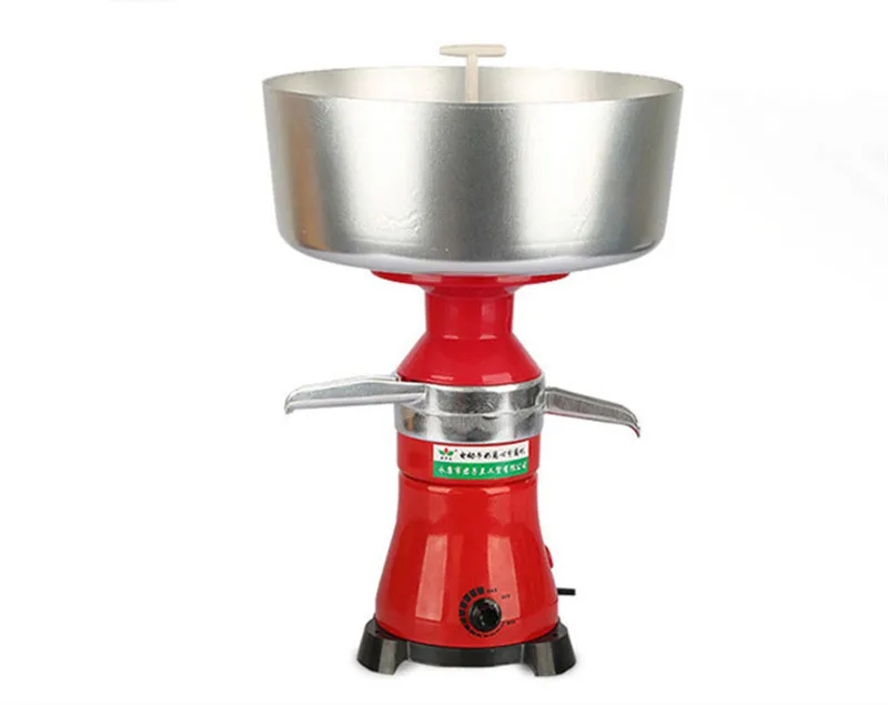 Свежий молочный крем Электрический центробежный сепаратор металла 80л/ч 220V12V коммерческий автоматический сепаратор сливкок машина