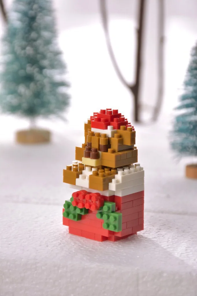 Строительные блоки Legoings Санта Клаус Снеговик DIY креативные кирпичи обучающая
