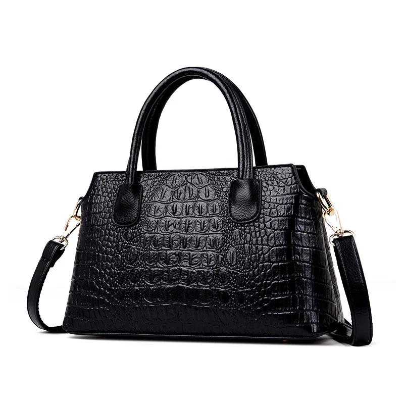 2019 New Luxury Designer Brand Famous Alligator Women Leather Handbags Satchel Tote Bags Sac A Main Femme | Багаж и сумки