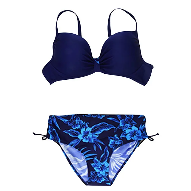 Сексуальное бикини женский купальник пуш-ап размера плюс купальный костюм