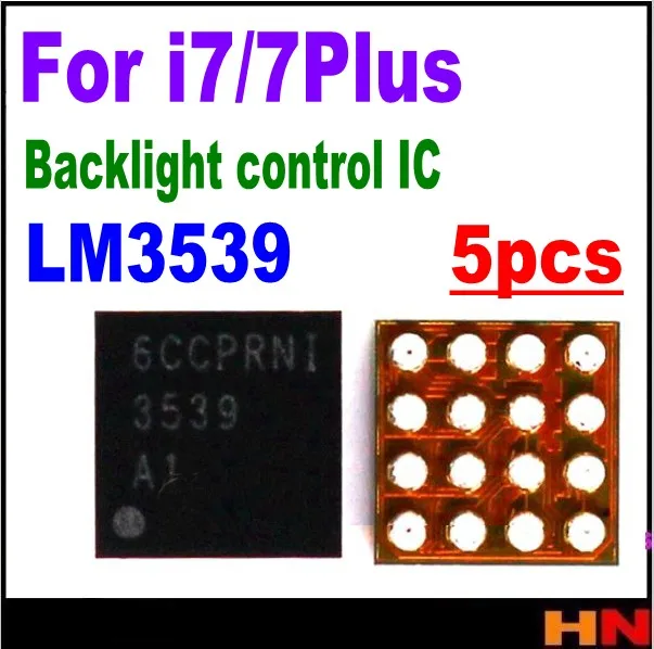 5 шт. LM3539A1 LM3539 16 контактов для iPhone 7 7plus Подсветка управления подсветкой IC