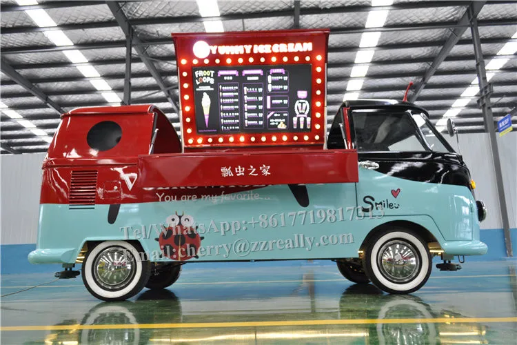 Новый Дизайн Электрический передвижной Еда Грузовик Горячая Распродажа тележка