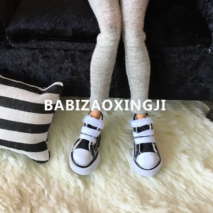 3 5 см мини кукольная обувь для Blyth 1/6 кукла азон Pullip Dal холщовые туфли кроссовки