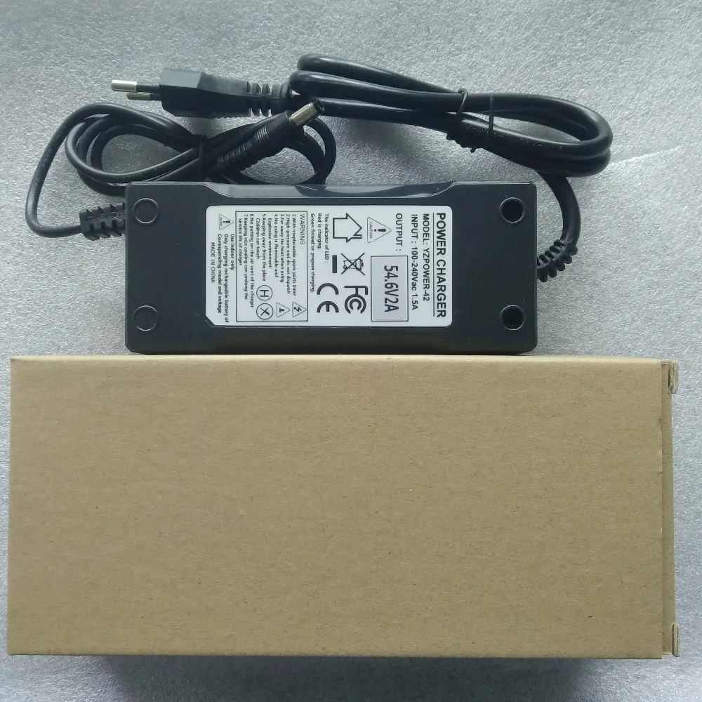 48V Электрическое зарядное устройство для велосипеда 54.6V2A|Аксессуары