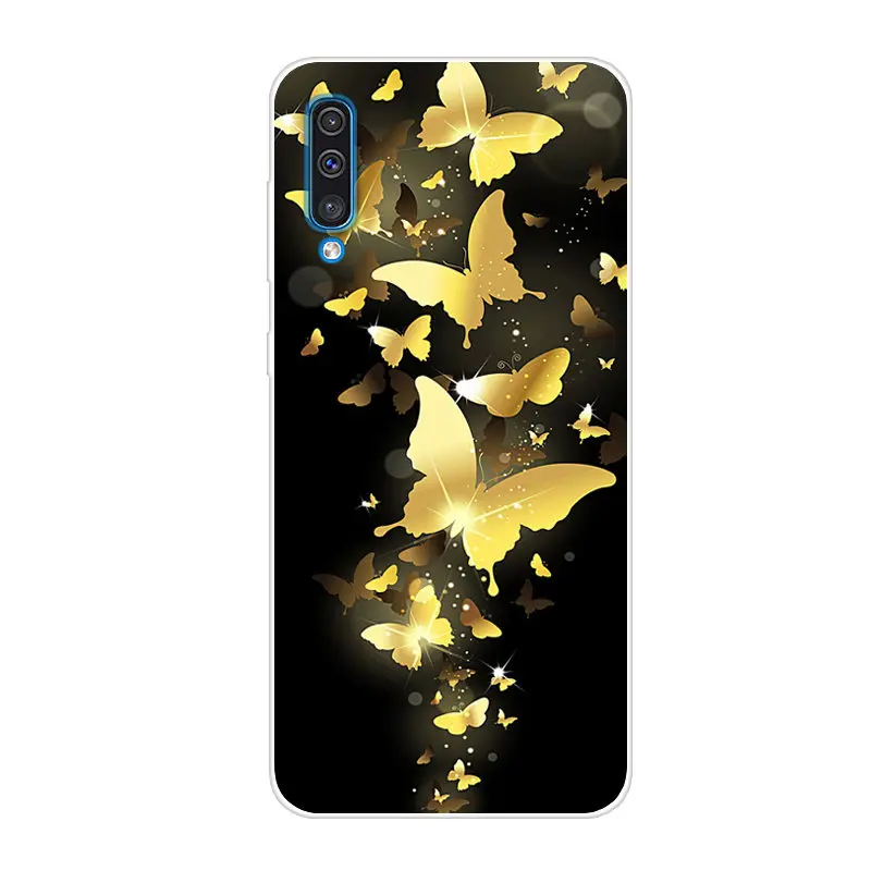 Мультяшный чехол для Samsung A70 Мягкая силиконовая задняя крышка телефона Galaxy GalaxyA70 A