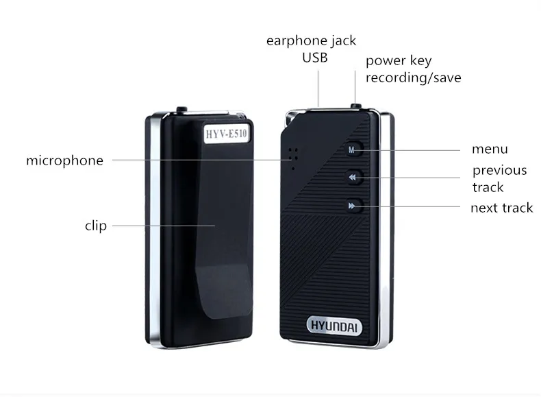 Yescool E510 портативный цифровой диктофон 8 | 16GB denoise диктофон Hi-Fi музыкальный плеер без потерь для студентов, офисных встреч