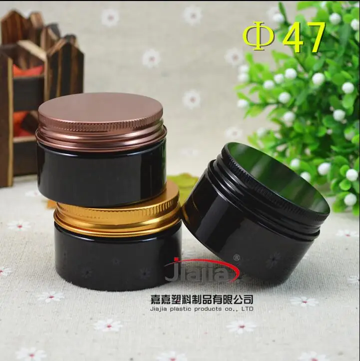 Коричневая банка для питомца 30 г черная/бронзовая/искусственная кожа контейнер