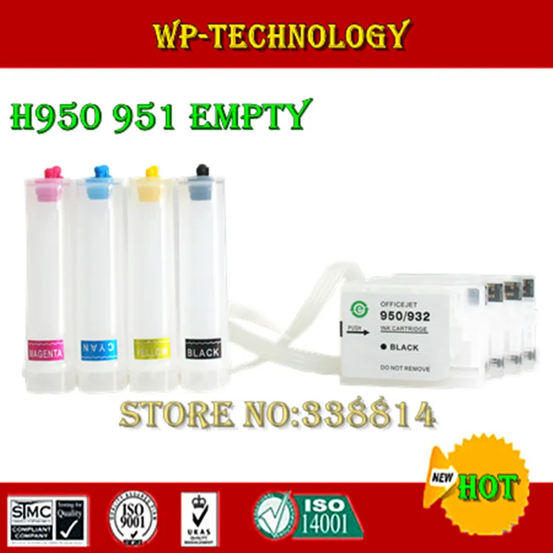 

[Empty] CISS suit for HP950 HP951, suit for HP officejet pro 8600 printer, Without ink,With show volume ARC chip.